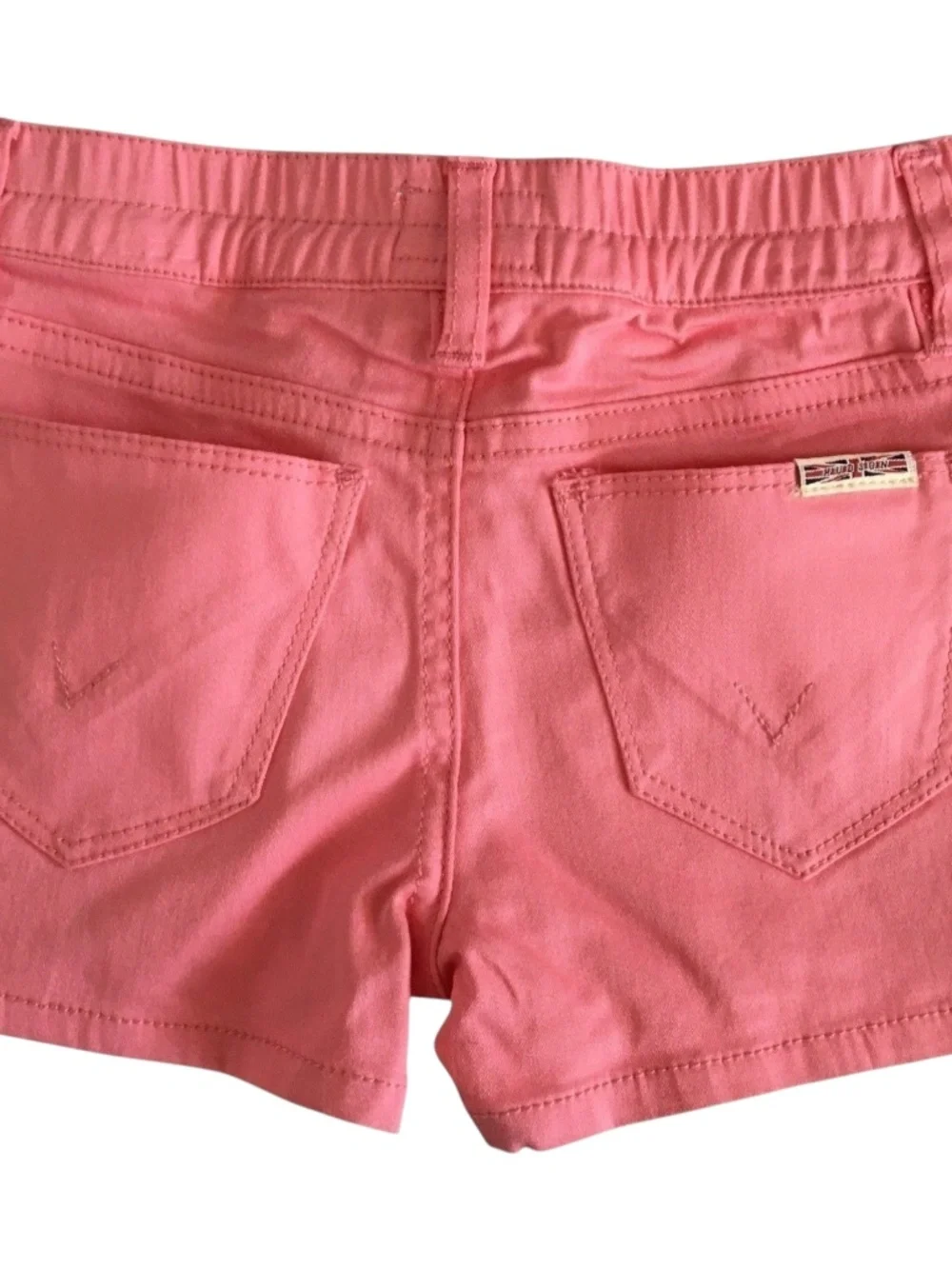 Hudson Baby Girls 2-Piece Lace Flutter Top & Shorts Set Gray/Pink Size 12M